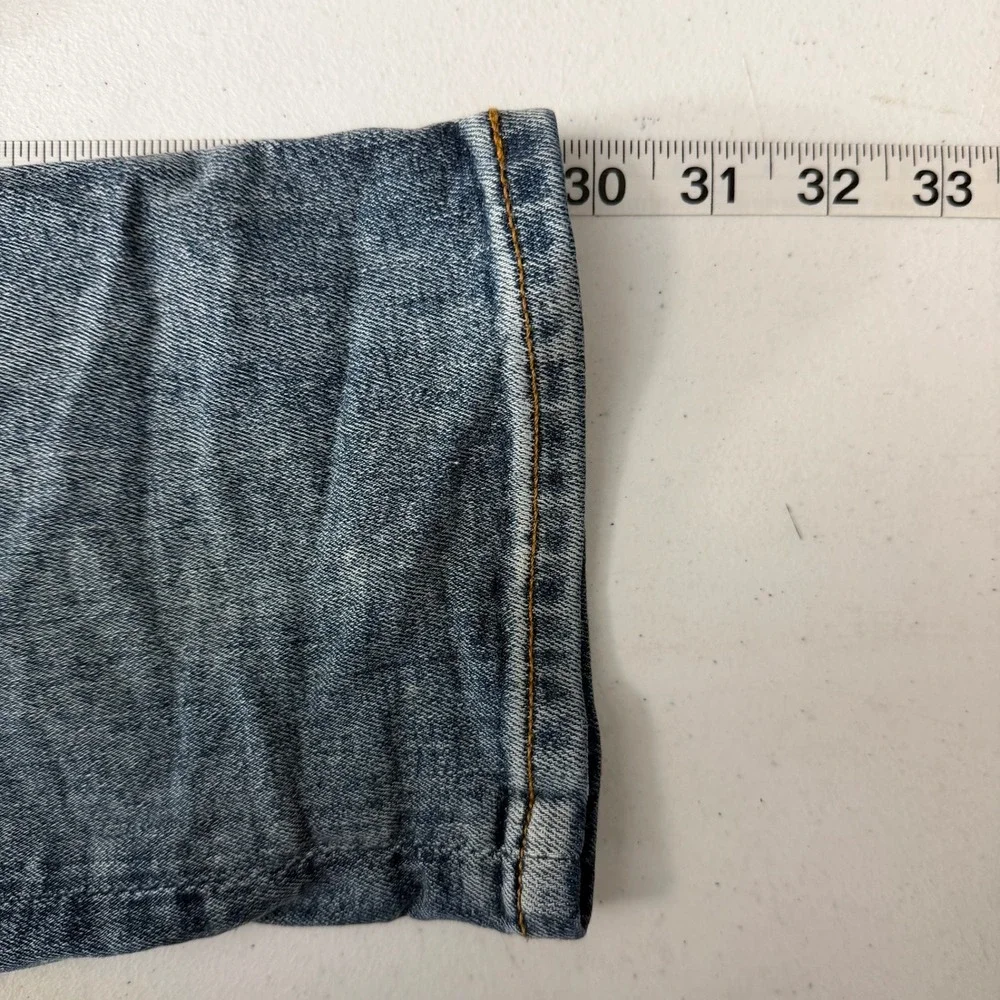 Banana Republic Slim‎ Medium Wash Distressed Denim Jeans Mens Size 30x32